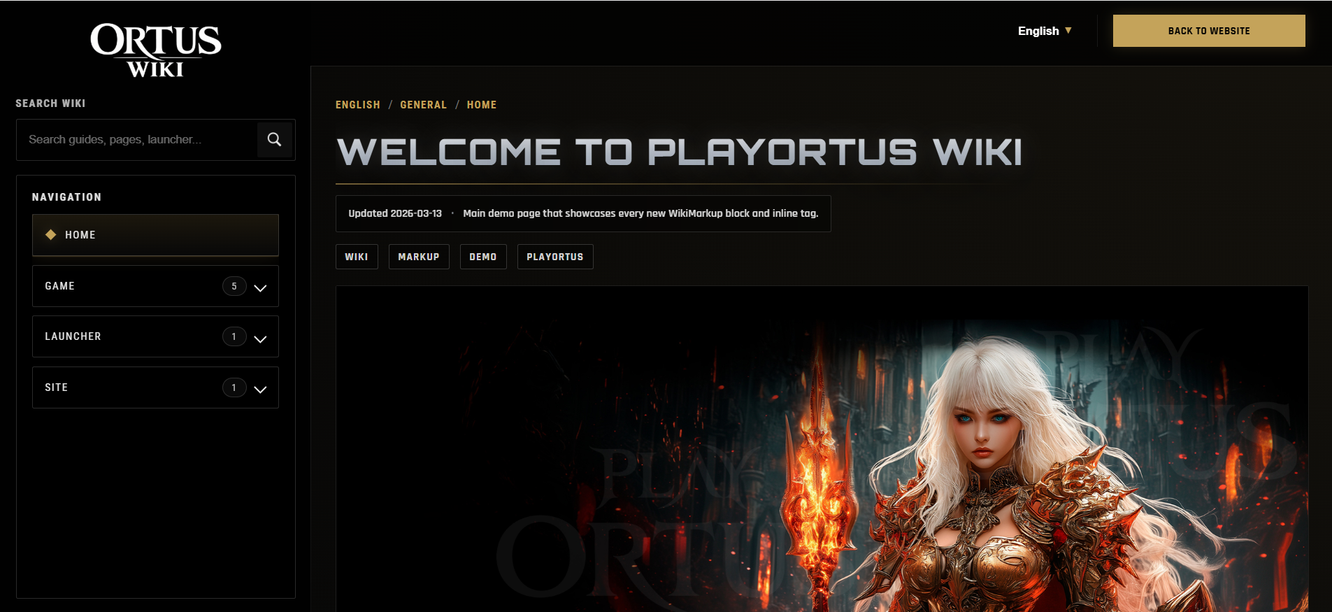 PLAY ORTUS Wiki Is Now Live